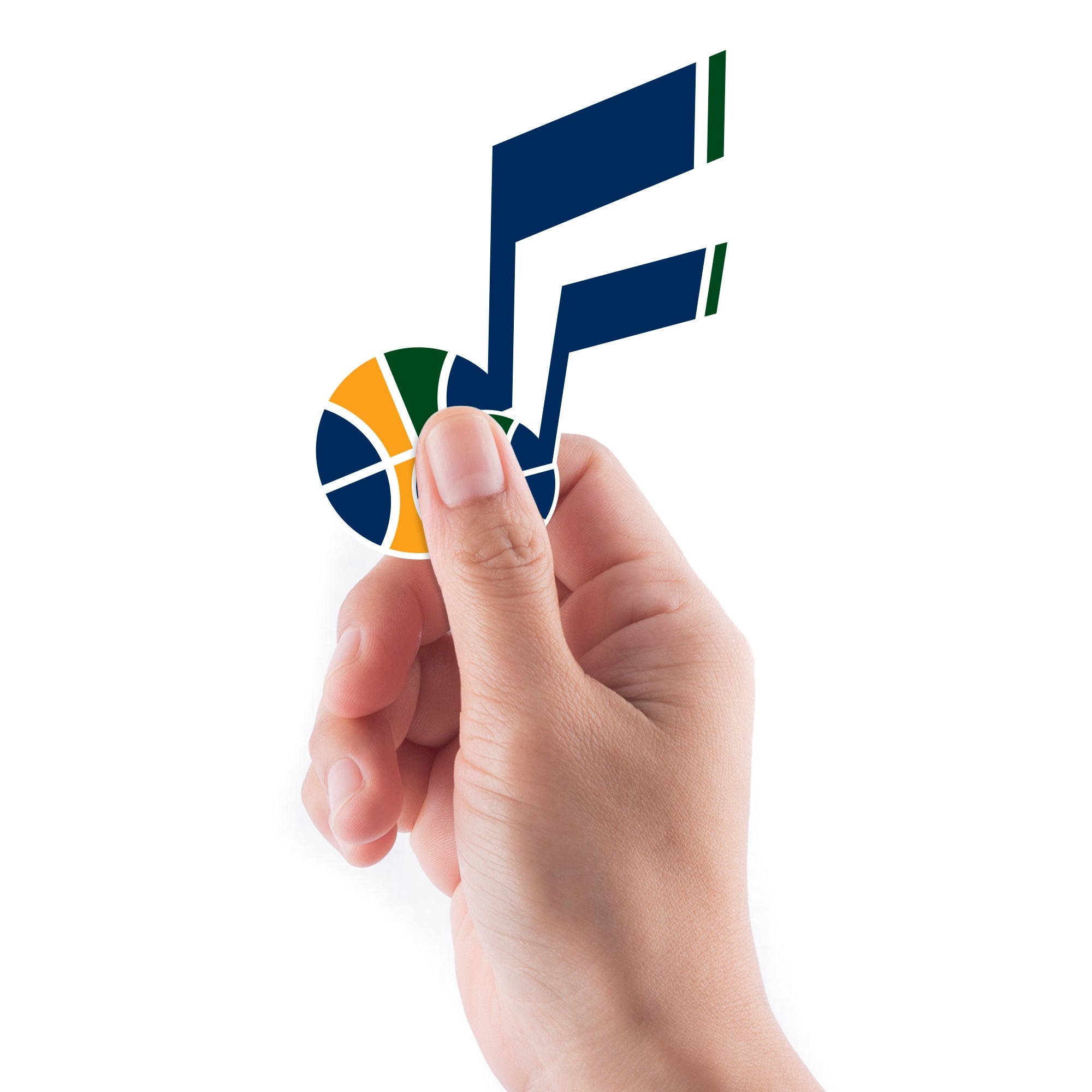 Utah Jazz - 5 Logo Minis (Mixed Sizes) - Official NBA - Reusable Vinyl Decals