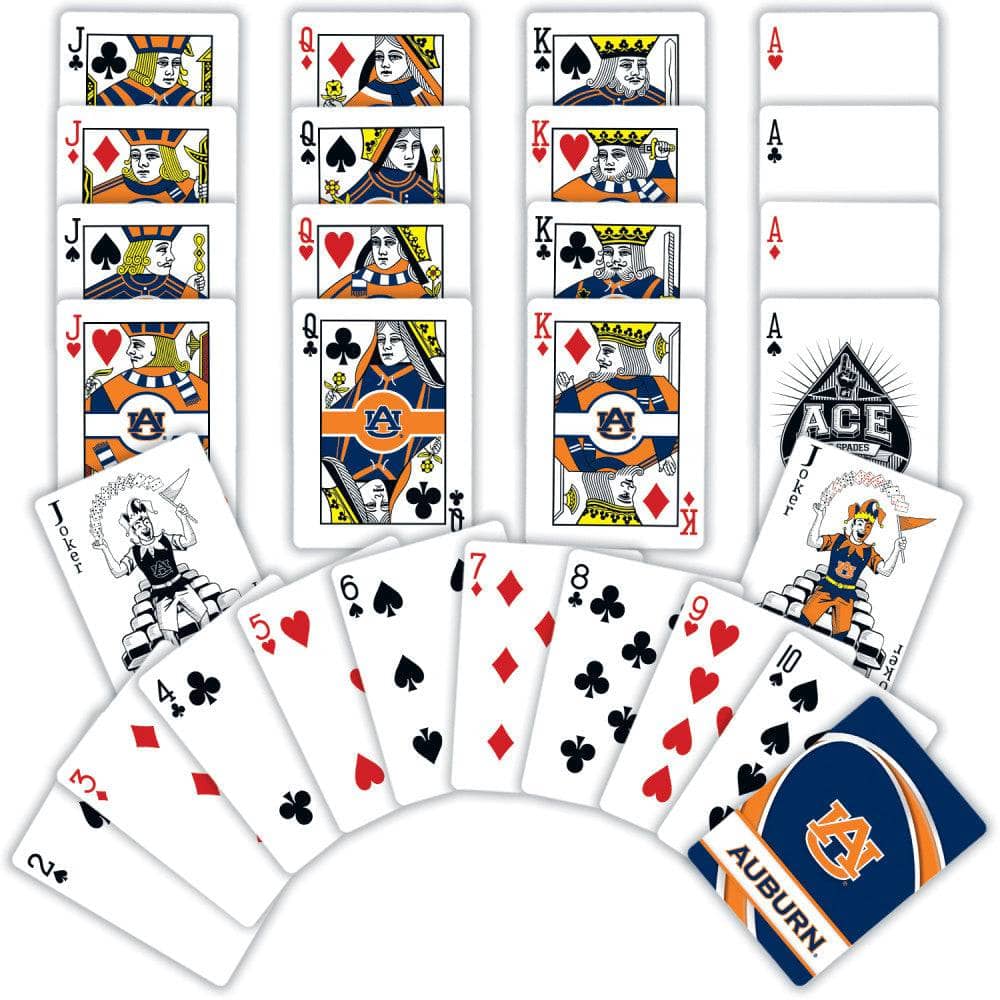 Auburn Tigers Playing Cards - 54 Card Deck