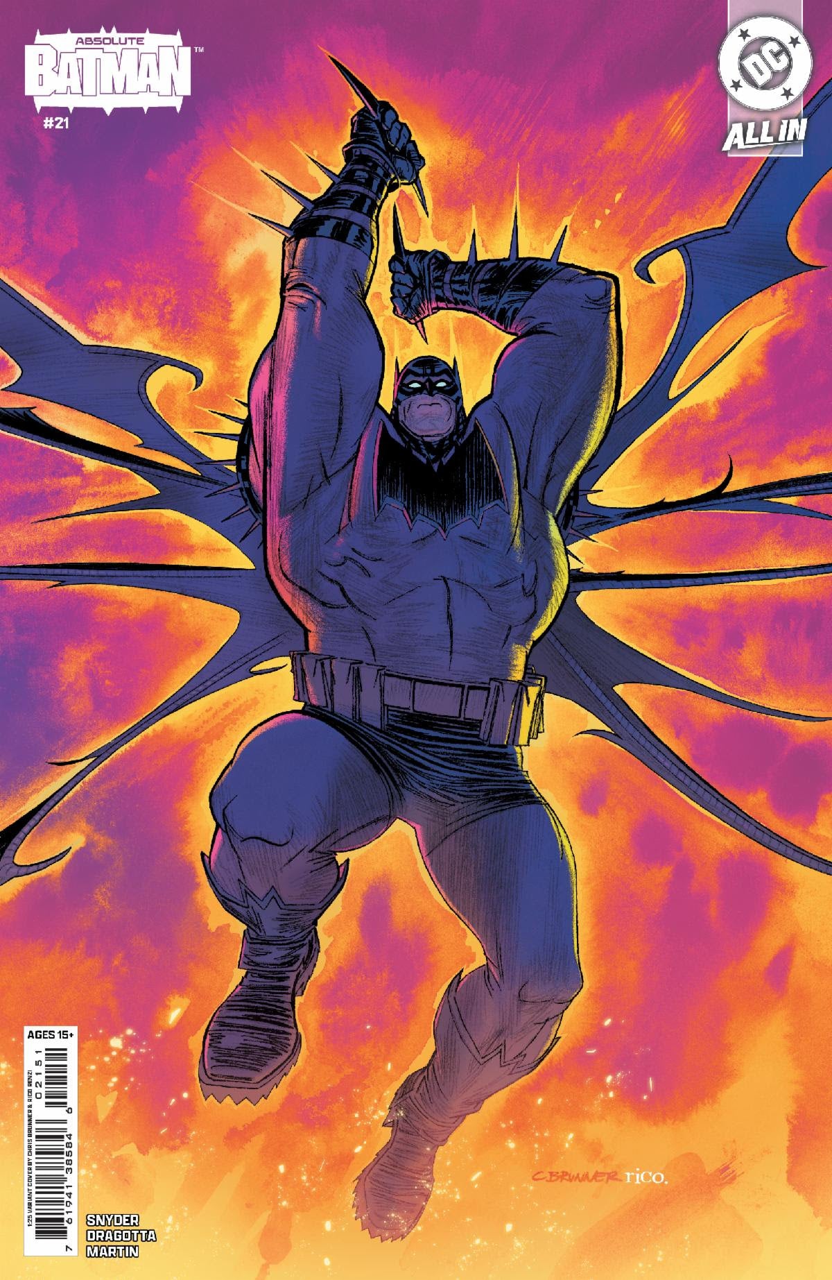 ABSOLUTE BATMAN #21 CVR E INC 1:25 CHRIS BRUNNER CARD STOCK VAR (06/17/2026)