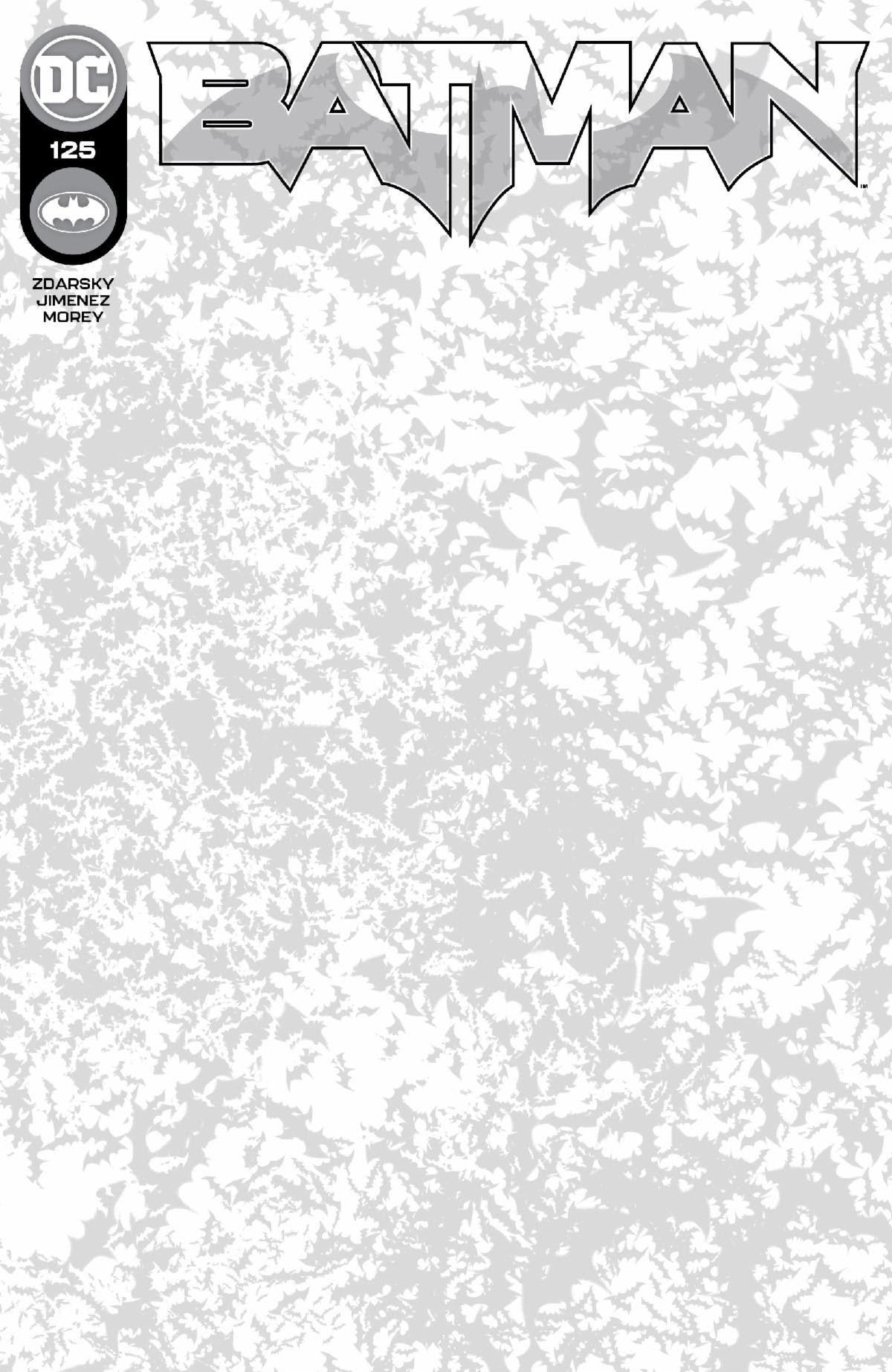 Batman #125 L Blank Variant (07/05/2022) Dc