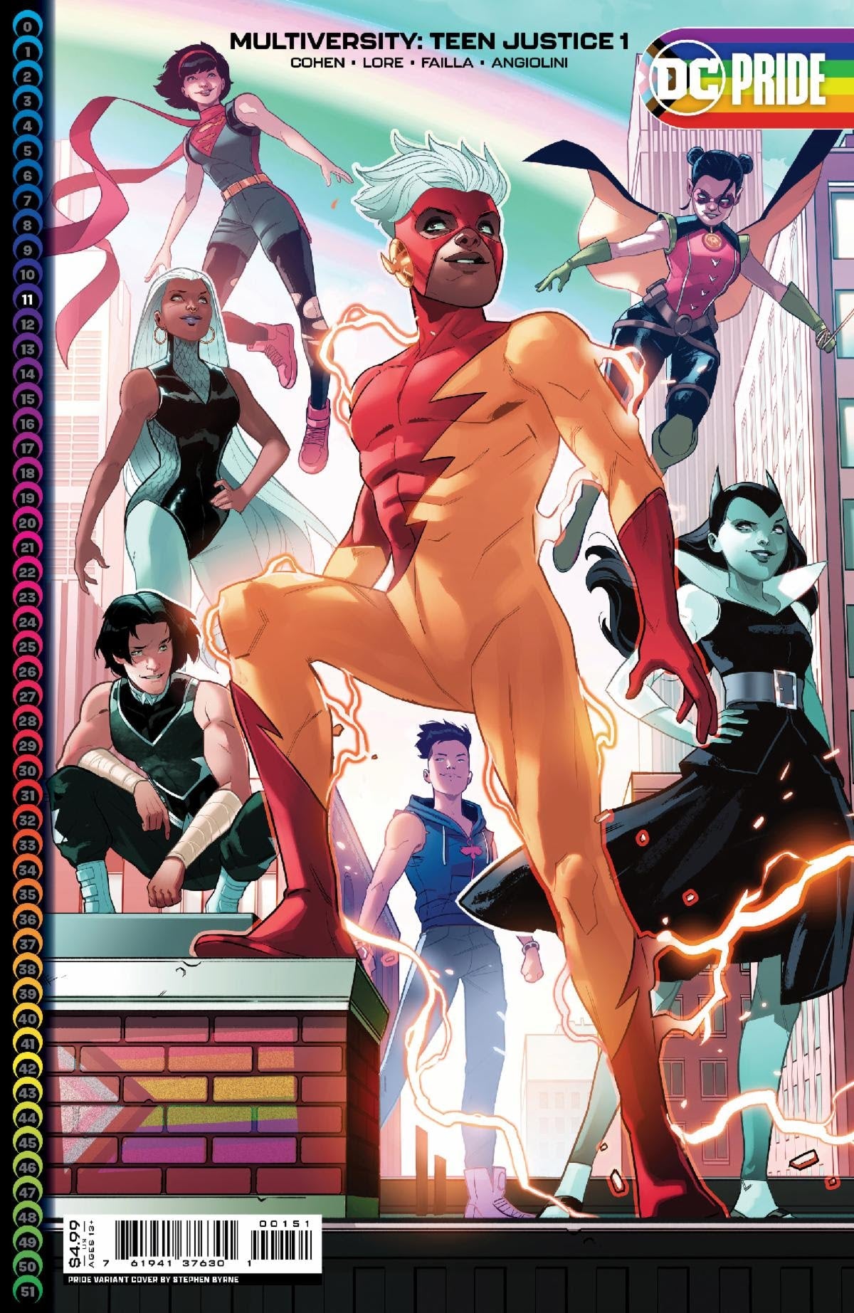 Multiversity Teen Justice #1 (Of 6) C Stephen Byrne Pride Month Card Stock Variant (06/07/2022) Dc