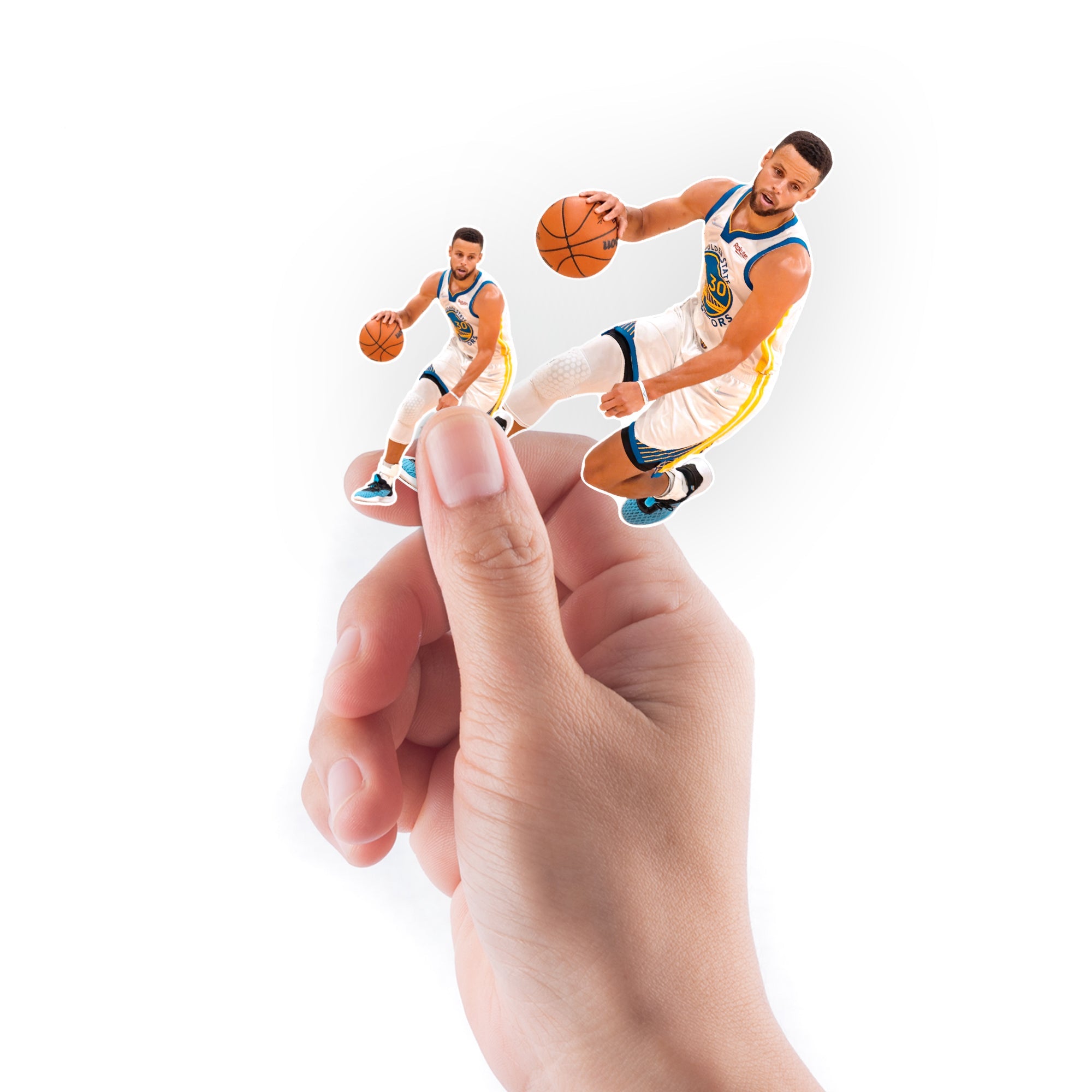 Stephen Curry - 5 Minis (Mixed Sizes) - Official NBA - Golden State Warriors - Reusable Vinyl Decals
