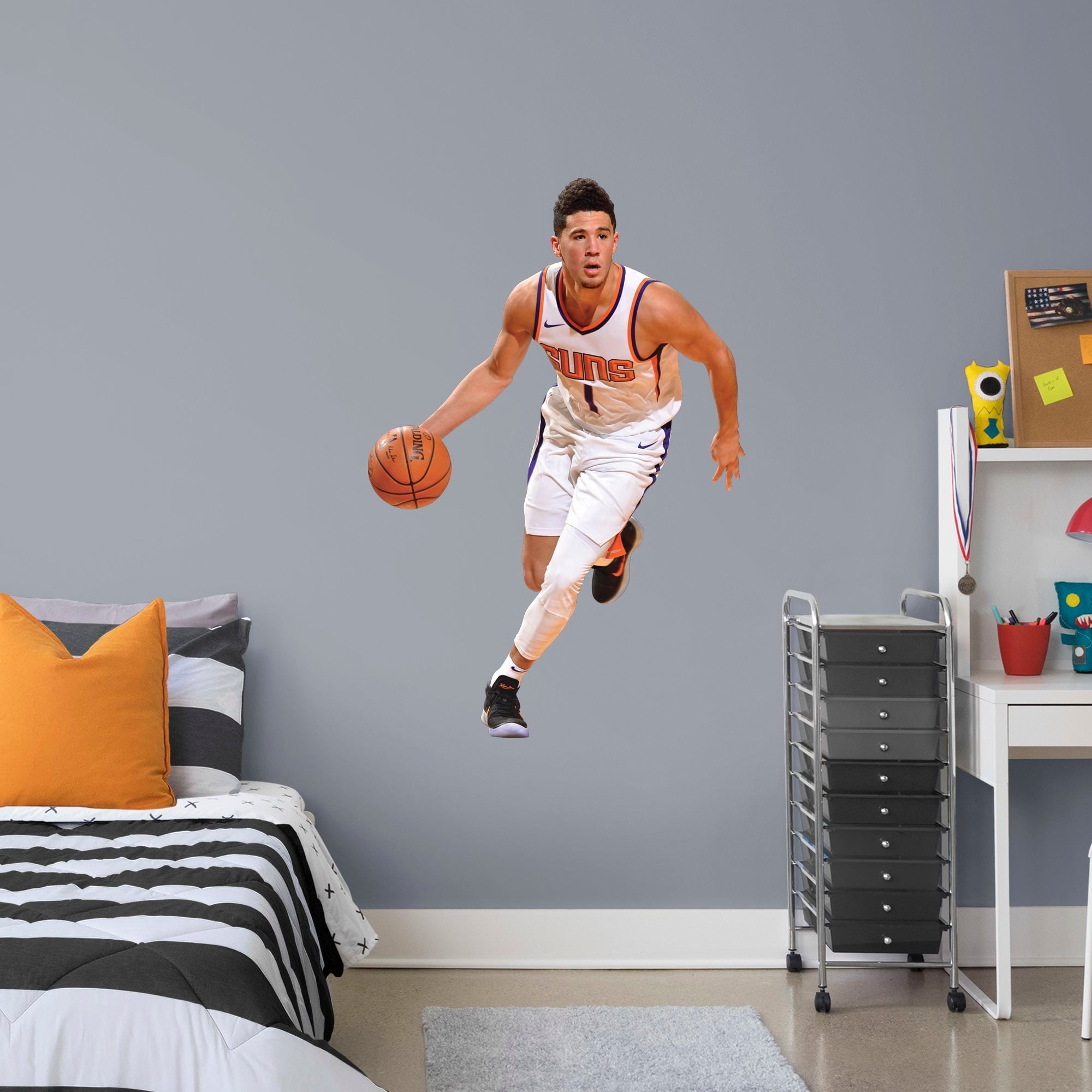 Devin Booker - RealBig Collection - Official NBA - Phoenix Suns - Reusable Vinyl Wall Decals #1