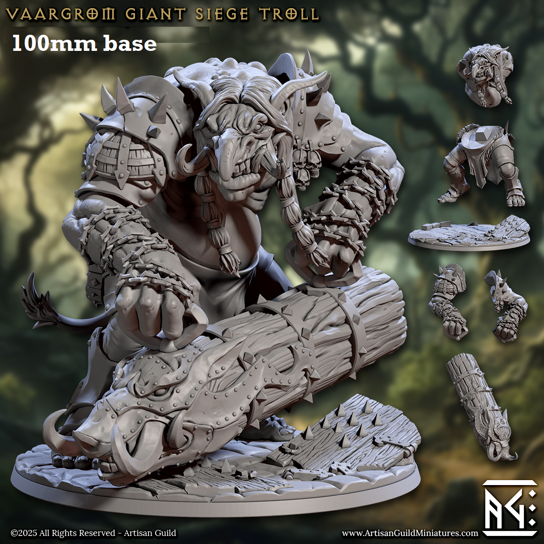 Vaargrom, Giant Siege Troll (Epic Boss)