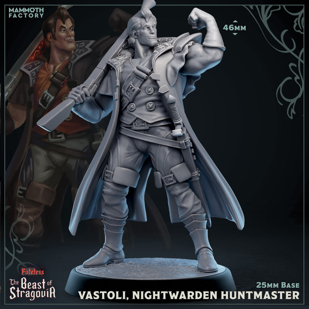 Vastoli, Nightwarden Huntmaster (Male Human Ranger)