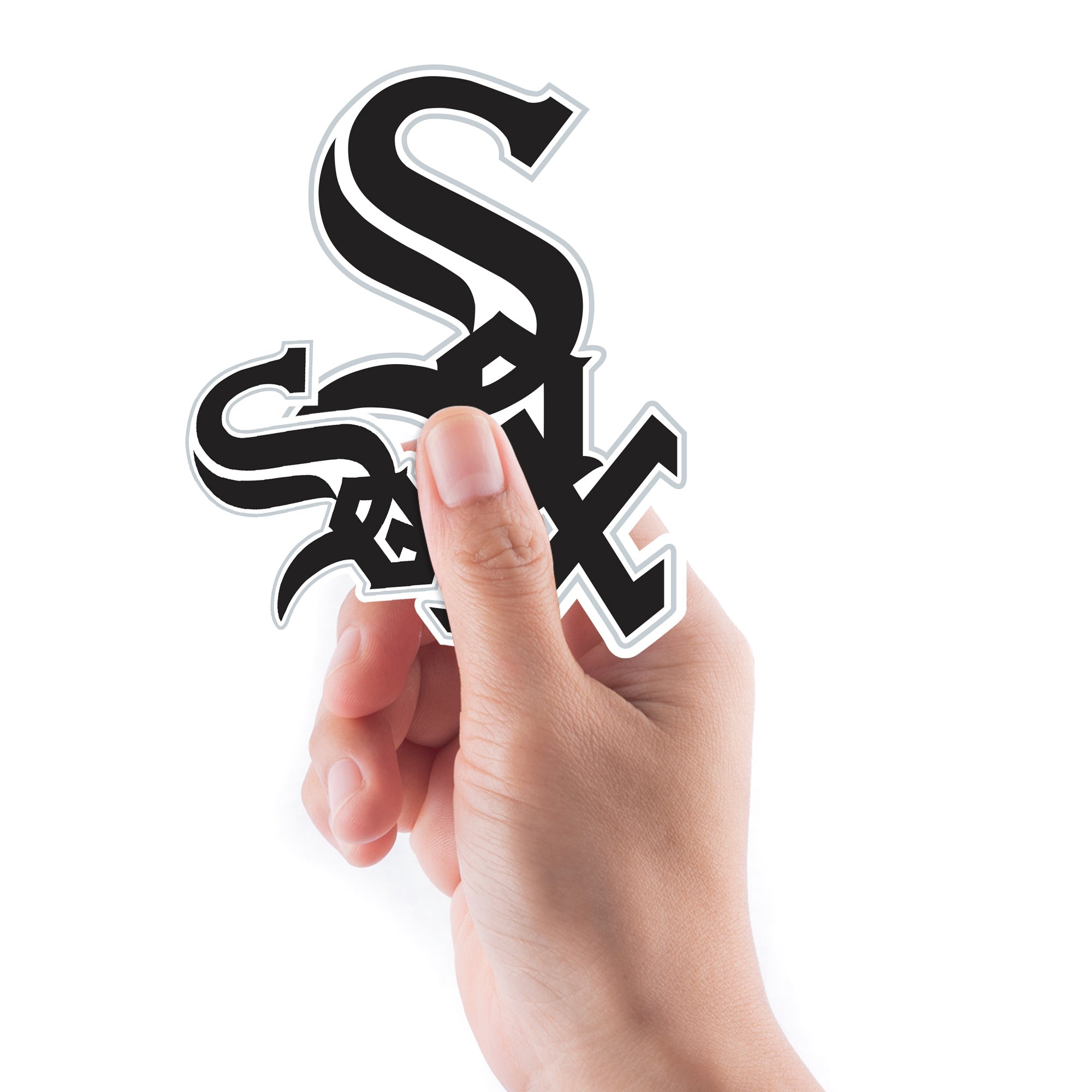 Chicago White Sox - 5 Logo Minis (Mixed Sizes) - Official MLB - Reusable Vinyl Decals
