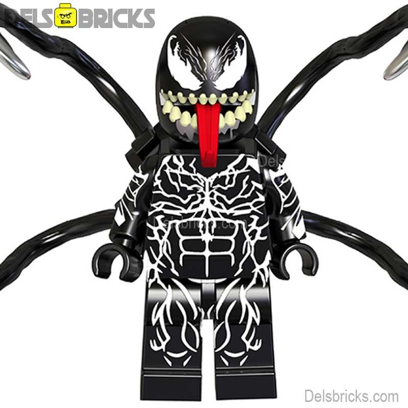 Venom Spider-Man villain Lego Minifigures Custom Toys 3
