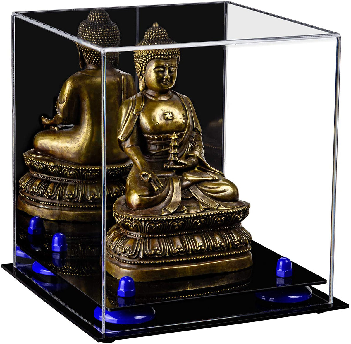 Acrylic Versatile Display Case 8 X 8 X 8.5 Mirror No Wall Mount (A015/V03)