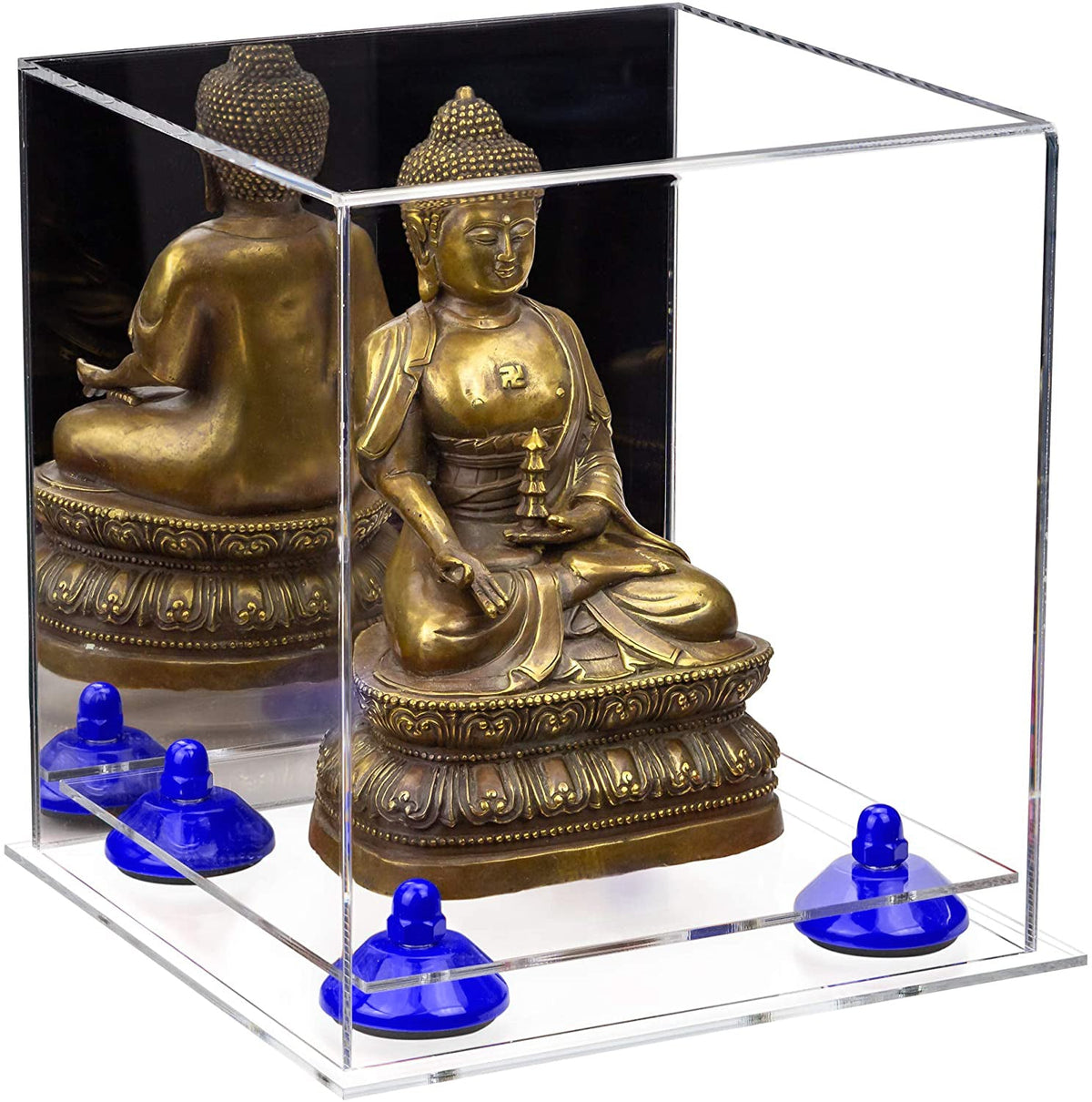 Acrylic Versatile Display Case 8 X 8 X 8.5 Mirror No Wall Mount (A015/V03)