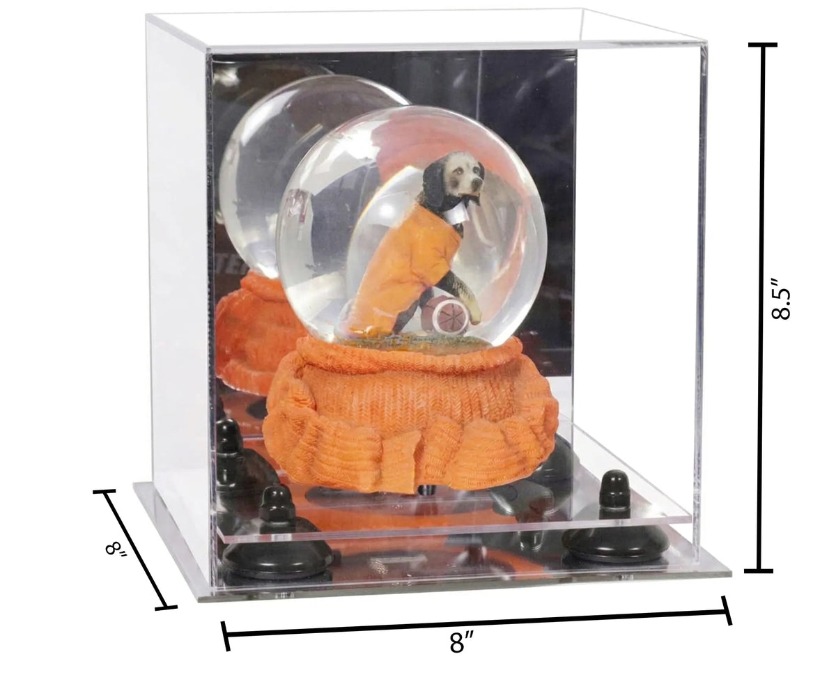 Acrylic Versatile Display Case 8 X 8 X 8.5 Mirror No Wall Mount (A015/V03)