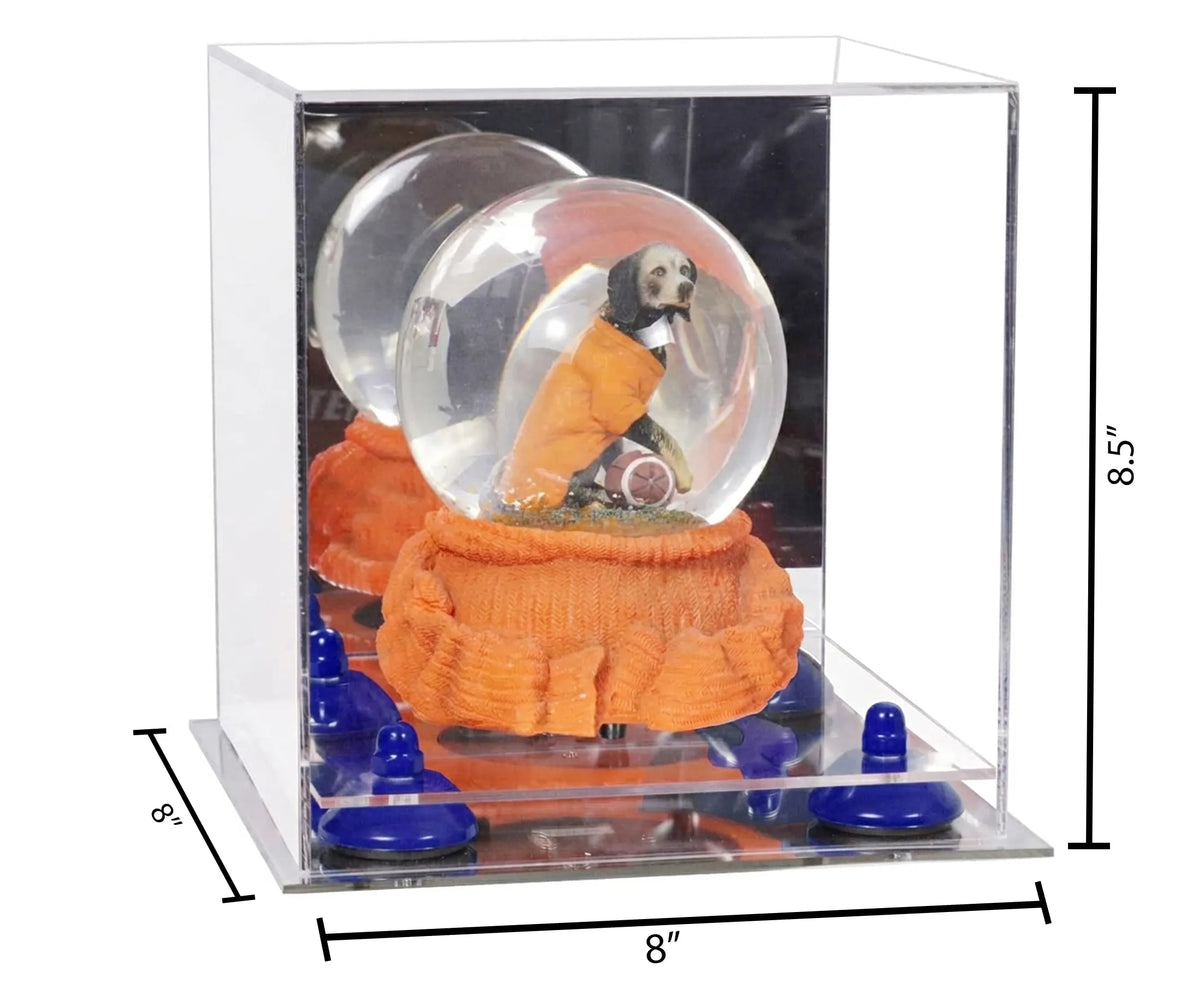 Acrylic Versatile Display Case 8 X 8 X 8.5 Mirror No Wall Mount (A015/V03)