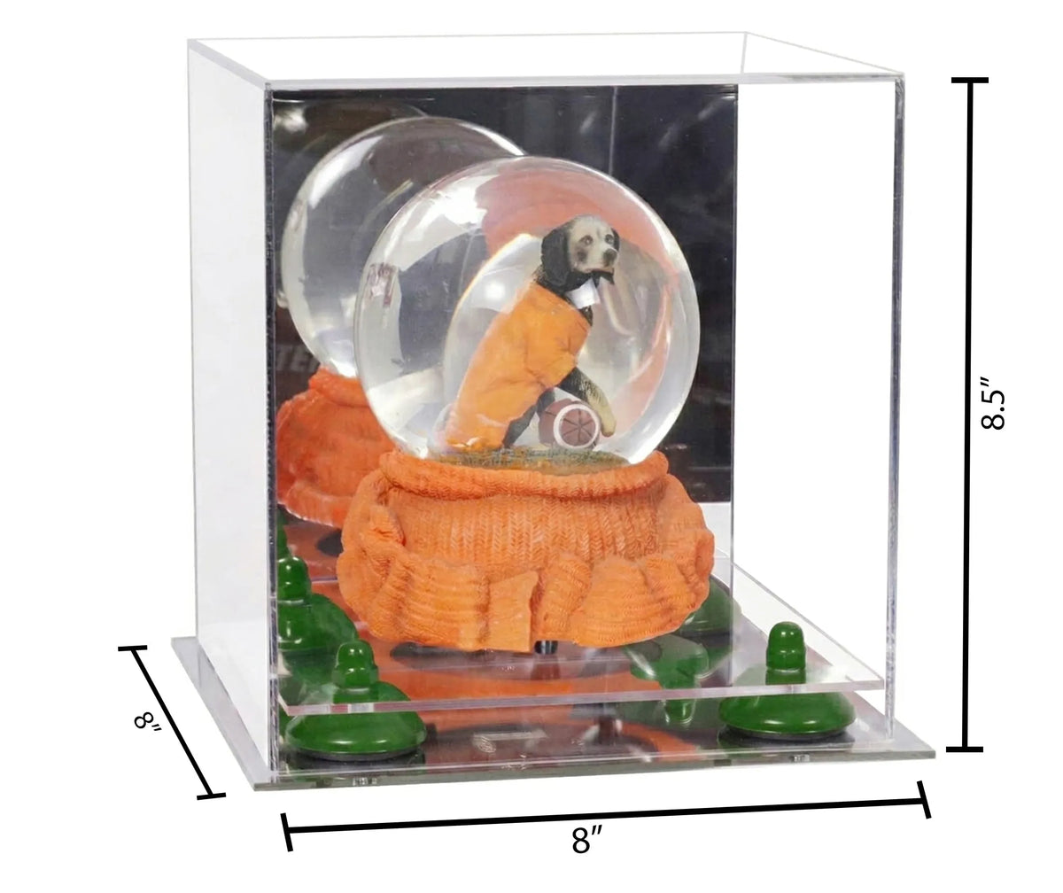 Acrylic Versatile Display Case 8 X 8 X 8.5 Mirror No Wall Mount (A015/V03)