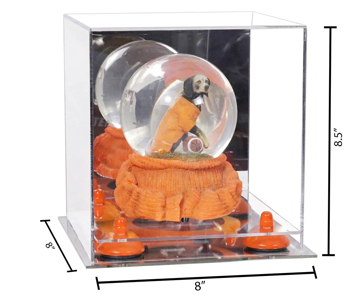 Acrylic Versatile Display Case 8 X 8 X 8.5 Mirror No Wall Mount (A015/V03)