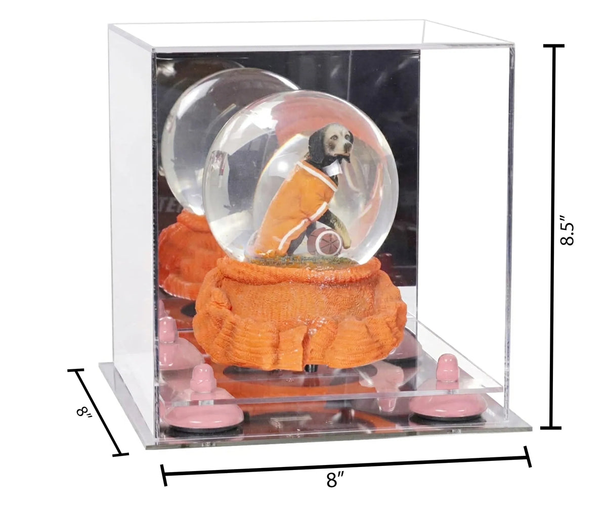 Acrylic Versatile Display Case 8 X 8 X 8.5 Mirror No Wall Mount (A015/V03)