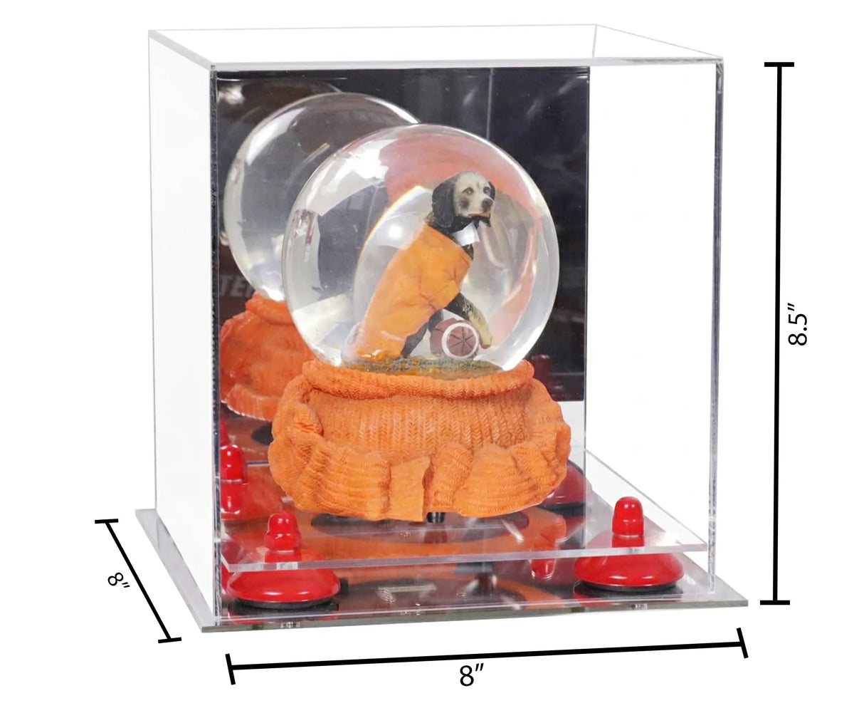 Acrylic Versatile Display Case 8 X 8 X 8.5 Mirror No Wall Mount (A015/V03)