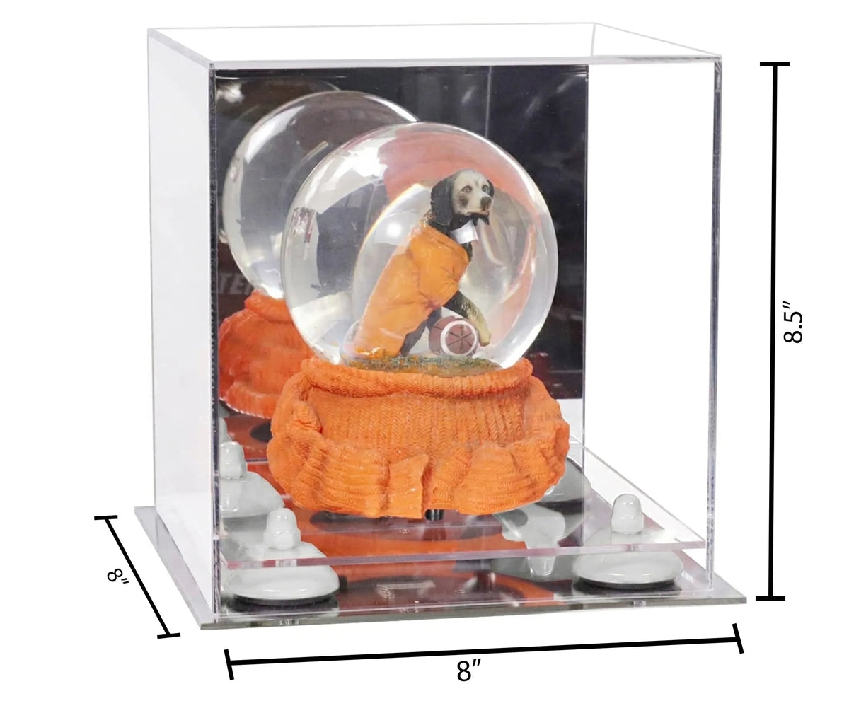Acrylic Versatile Display Case 8 X 8 X 8.5 Mirror No Wall Mount (A015/V03)