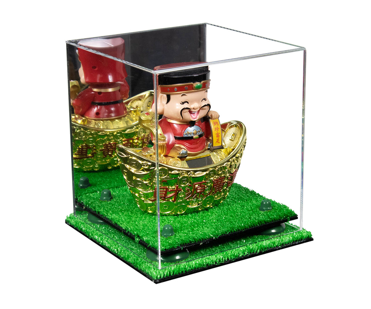 Acrylic Versatile Display Case 8 X 8 X 8.5 Mirror No Wall Mount (A015/V03)