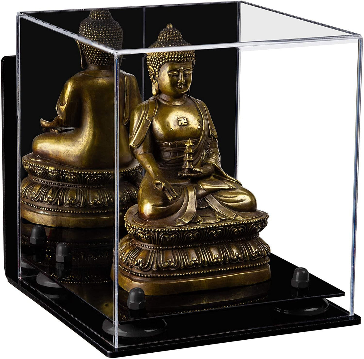 Acrylic Versatile Display Case 8 X 8 X 8.5 Mirror Wall Mount (A015/V03)