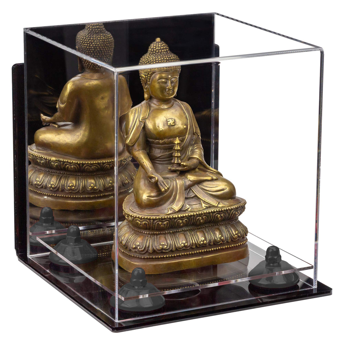 Acrylic Versatile Display Case 8 X 8 X 8.5 Mirror Wall Mount (A015/V03)