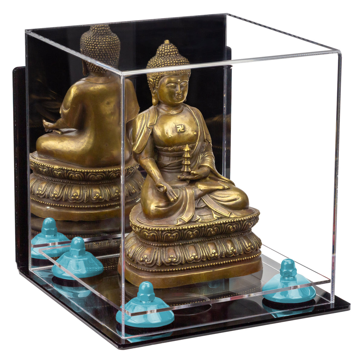 Acrylic Versatile Display Case 8 X 8 X 8.5 Mirror Wall Mount (A015/V03)