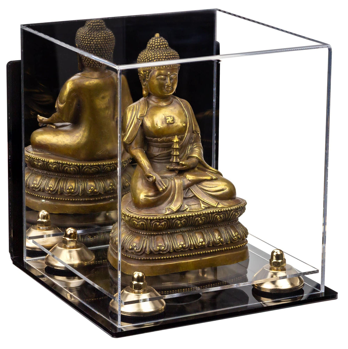 Acrylic Versatile Display Case 8 X 8 X 8.5 Mirror Wall Mount (A015/V03)