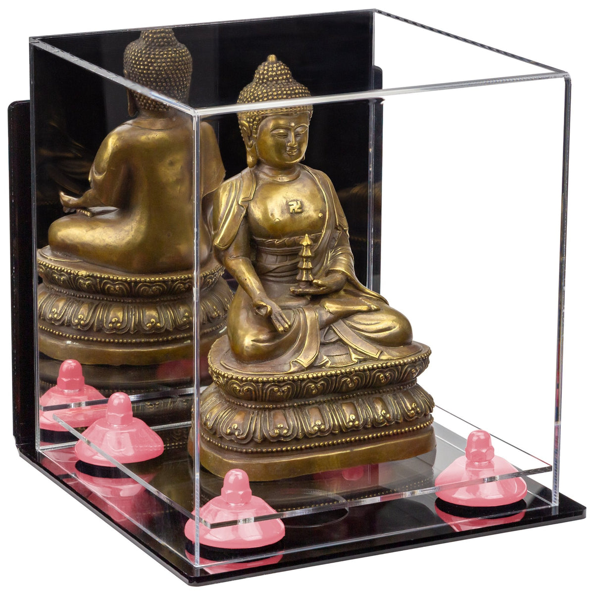 Acrylic Versatile Display Case 8 X 8 X 8.5 Mirror Wall Mount (A015/V03)
