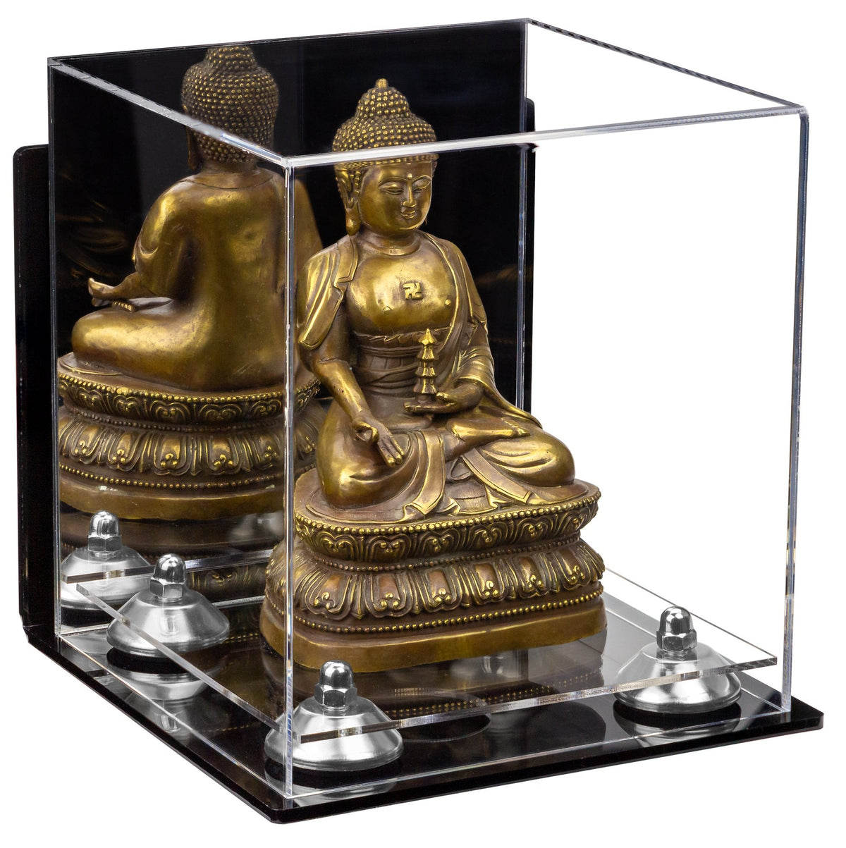Acrylic Versatile Display Case 8 X 8 X 8.5 Mirror Wall Mount (A015/V03)