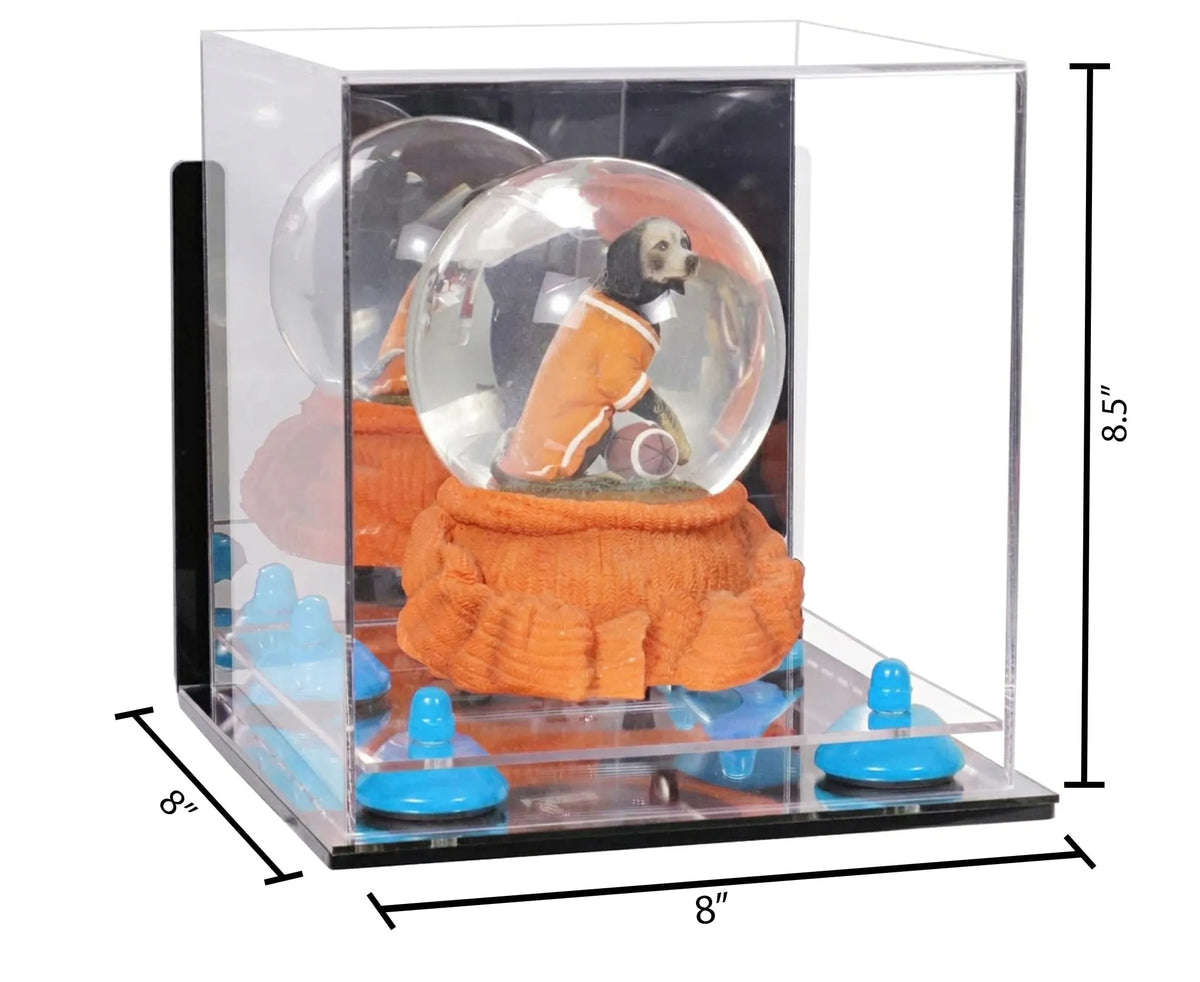 Acrylic Versatile Display Case 8 X 8 X 8.5 Mirror Wall Mount (A015/V03)