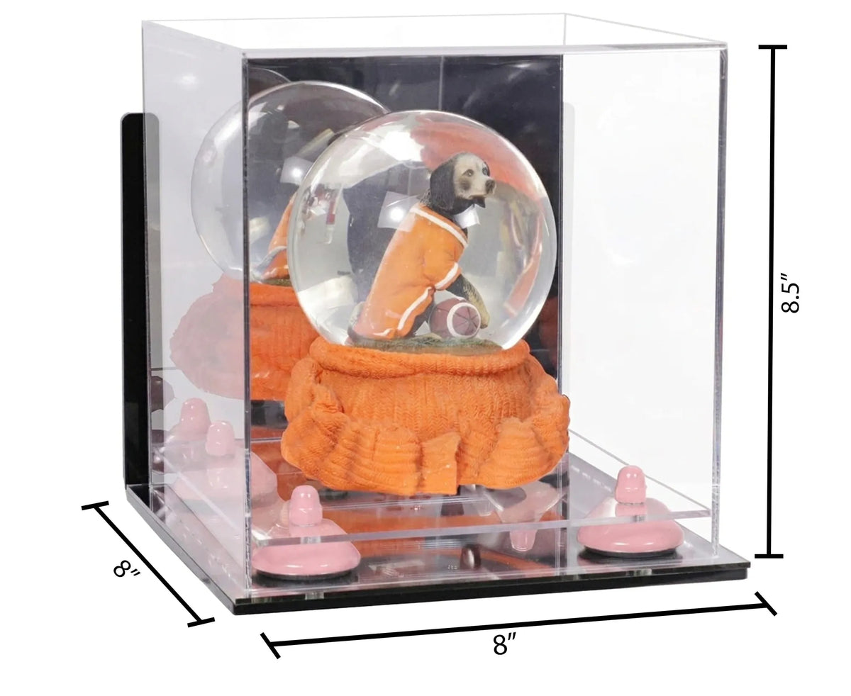 Acrylic Versatile Display Case 8 X 8 X 8.5 Mirror Wall Mount (A015/V03)