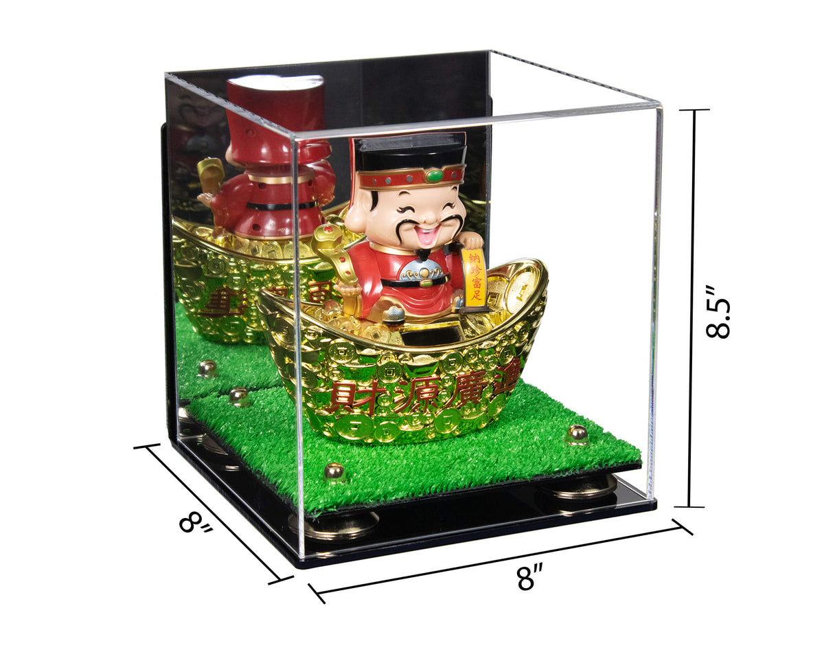 Acrylic Versatile Display Case 8 X 8 X 8.5 Mirror Wall Mount (A015/V03)