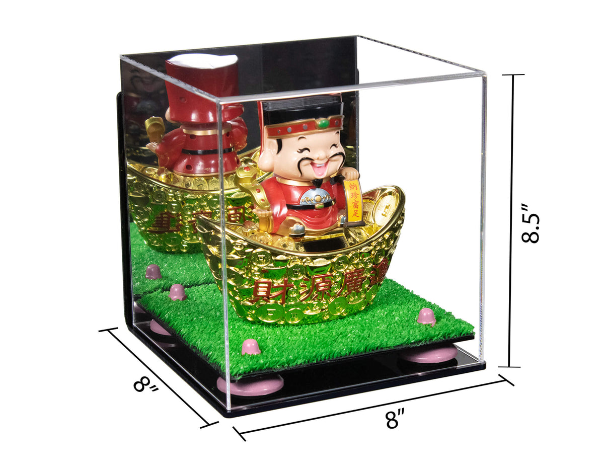 Acrylic Versatile Display Case 8 X 8 X 8.5 Mirror Wall Mount (A015/V03)