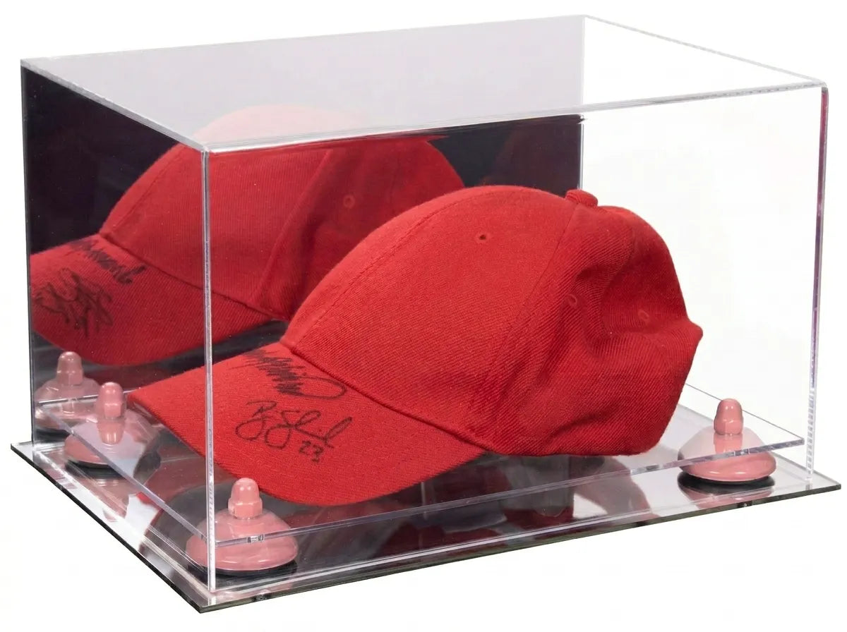 Versatile Display Case - Rectangle Box 12 x 8.25 x 7.25 - Mirror No Wall Mounts (A018/V40)
