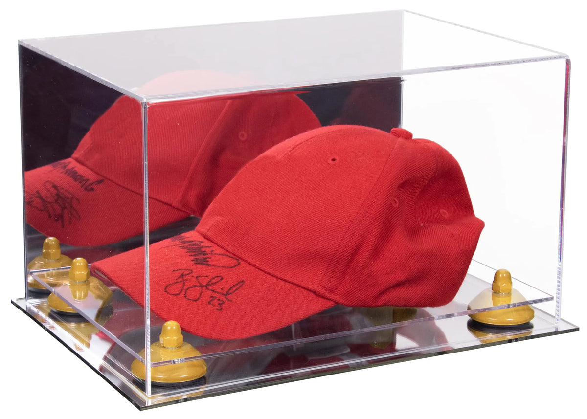 Versatile Display Case - Rectangle Box 12 x 8.25 x 7.25 - Mirror No Wall Mounts (A018/V40)
