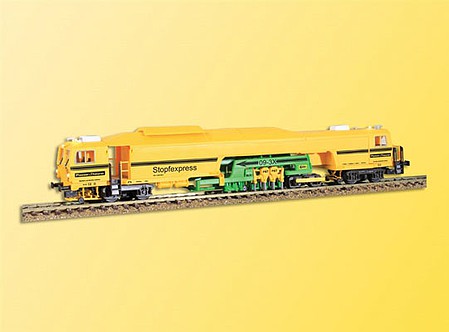 Viessmann 2691 HO Scale Plasser & Theurer 09-3X Production Tamper - 2-Rail DCC Equipped -- Stopfexpress DB (yellow, black)