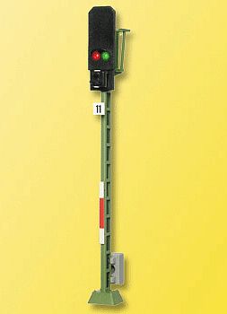 Viessmann 4011 HO Scale German Federal Railways (DB) Type 1969 Daylight Signal - Assembled -- Block w/4 Aspects