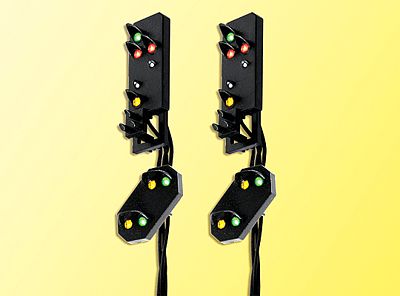 Viessmann 4751 HO Scale Daylight Signal Head -- 6-Aspect Depature