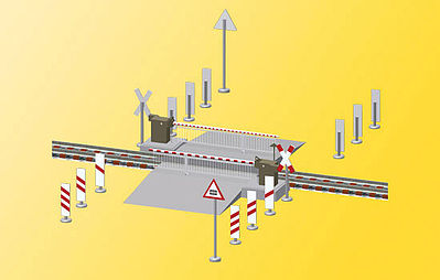 Viessmann 5104 HO Scale Operating European-Style Grade Crossing