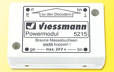 Viessmann 5215 All Scale Power Module -- Additional Separate Power Supply for Viessmann Accessory & Switching Decoders
