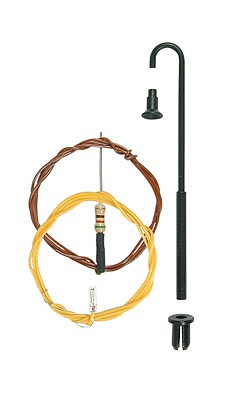 Viessmann 6624 N Scale Swan Neck Lamp - Street Light Kit w/Bulb -- 1-7/8 4.8cm Tall"