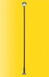 Viessmann 6727 HO Scale Deutsche Reichsbahn DR-Style Wood Mast Light -- Warm White LED, 5-13/16" 14.8cm Tall