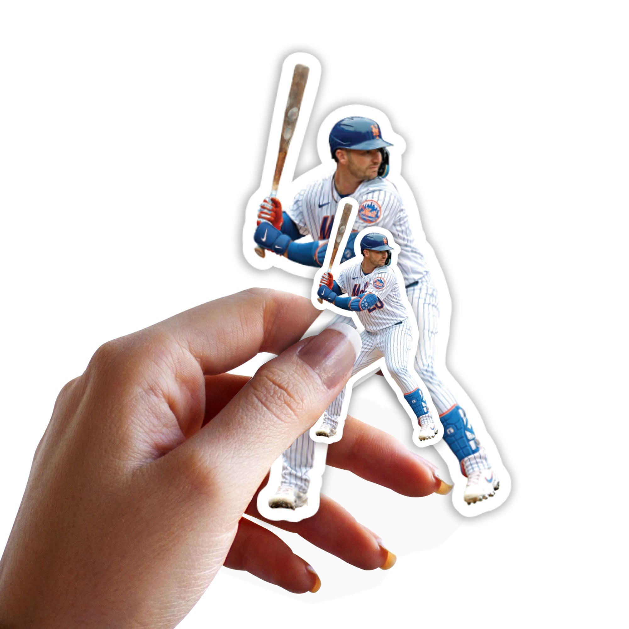 Pete Alonso - 5 Player Minis (Mixed Sizes) - Official MLB - New York Mets - Reusable Vinyl Decals