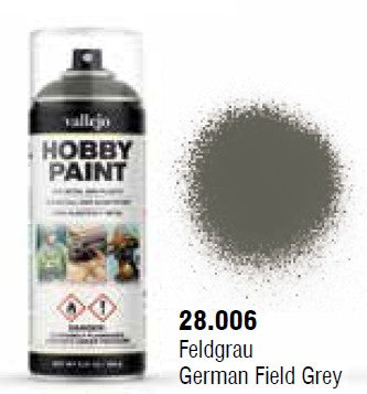 Vallejo 28006 400ml German Field Grey Infantry Acrylic Hobby Paint Spray