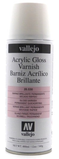 Vallejo 28530 400ml Acrylic Gloss Varnish Spray