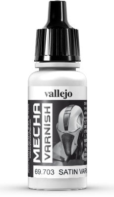 Vallejo 69703 17ml Bottle Satin Varnish Mecha (6/Bx)
