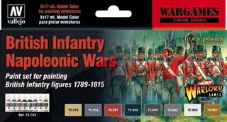 Vallejo 70163 17ml Bottle Wargames British Infantry Napoleonic Wars Model Color