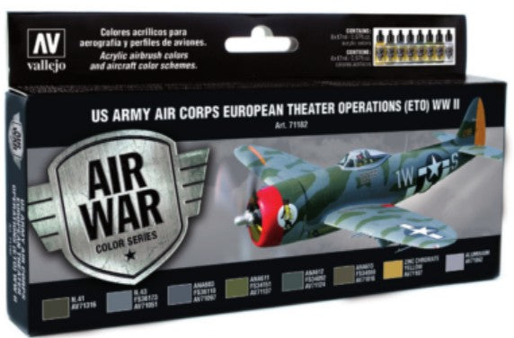 Vallejo 71182 17ml Bottle WWII US Army Air Corps European Theater Operations (ET