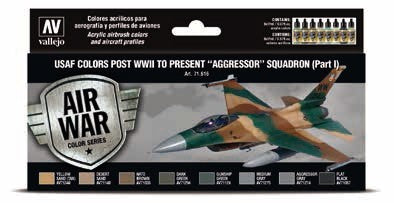Vallejo 71616 17ml Bottle USAF Post WWII to Present Aggressor Squadron Part 1 Mo