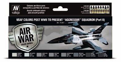 Vallejo 71617 17ml Bottle USAF Post WWII to Present Aggressor Squadron Part 2 Mo