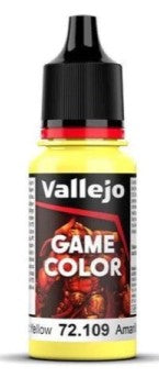 Vallejo 72109 18ml Bottle Toxic Yellow Game Color (6/Bx)