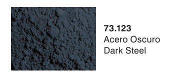 Vallejo 73123 35ml Bottle Dark Steel Pigment Powder